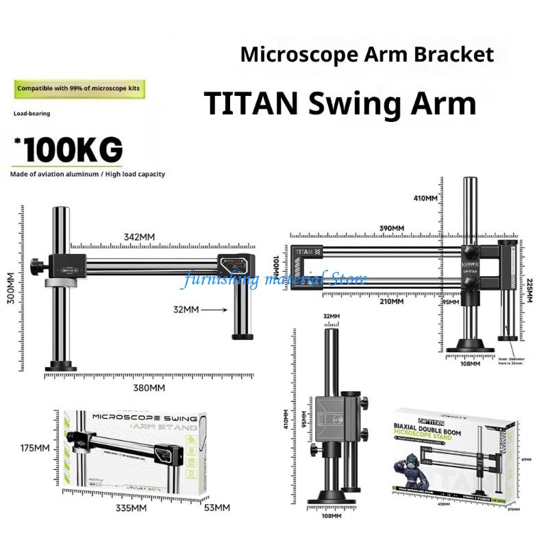 Y5GD Stereo Microscope Double  - Articulating Arm Boom Stand Microscope recension och pris