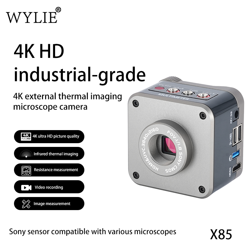 WYLIE X85 4K Industrial Micros - 4K Microscope Camera Sony Sensor recension och pris