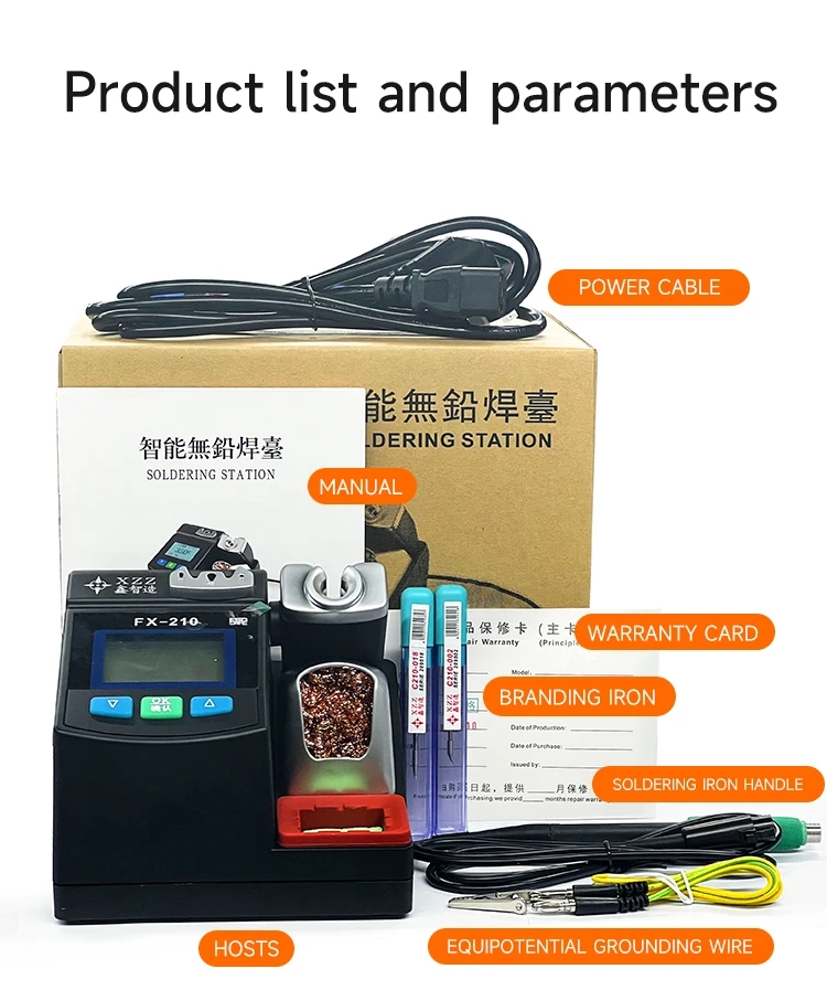 XZZ FX-210 Super Precision Sol - C210 Precision Soldering Station recension och pris