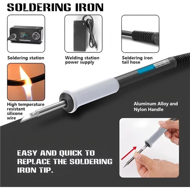 B03C-T12 Digital Soldering Sta - T12 Soldering Station Oled recension och pris