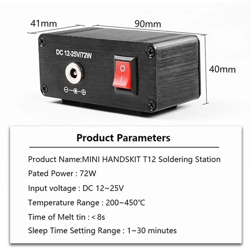 B03C-T12 Digital Soldering Sta - T12 Soldering Station Oled recension och pris